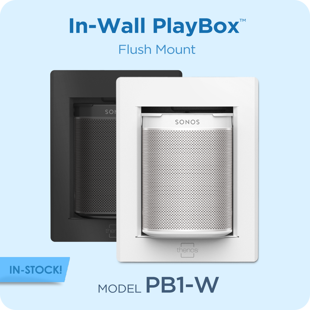 Thenos PlayBox™ Only In-The-Wall Flush Mount for Sonos –